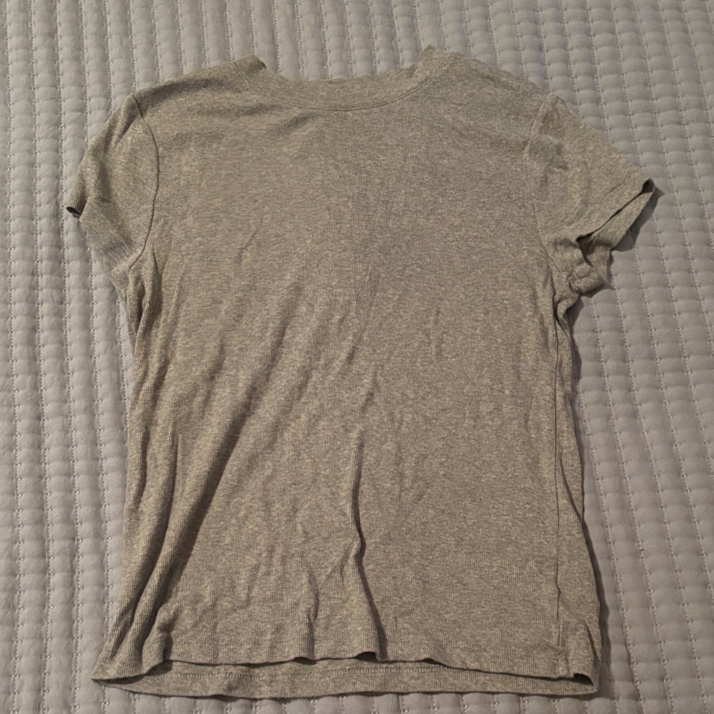 Women's Heather Gray Short Sleeve Crew Tee